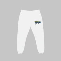 RACING TEAM SWEATPANTS : WHITE